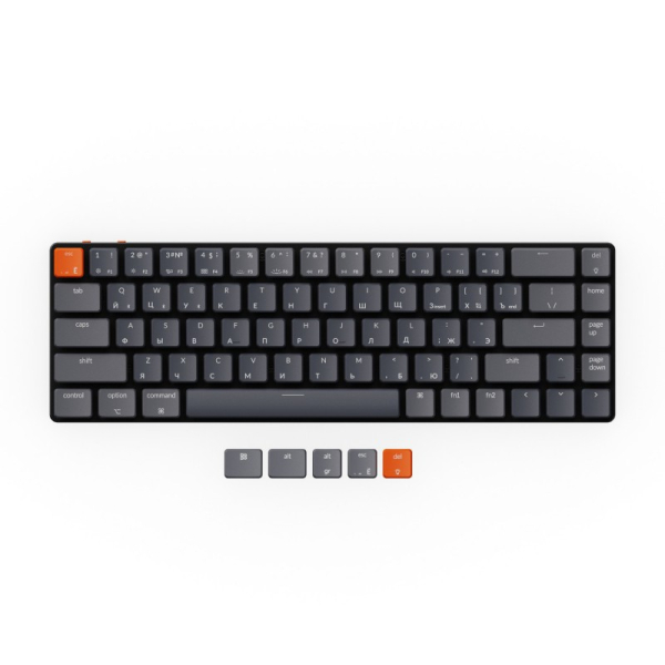 Купить Механическая клавиатура Клавиатура Keychron K7, 68 клавиши, RGB подсветка, Red Switch (K7-E1)